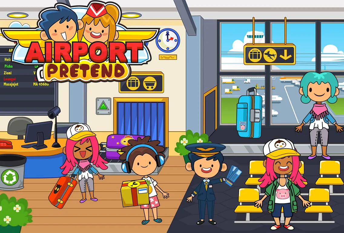 My Pretend Airport Travel Town | Indus Appstore | Screenshot