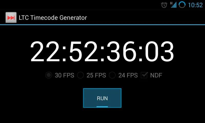 LTC Timecode Generator Free | Indus Appstore | Screenshot