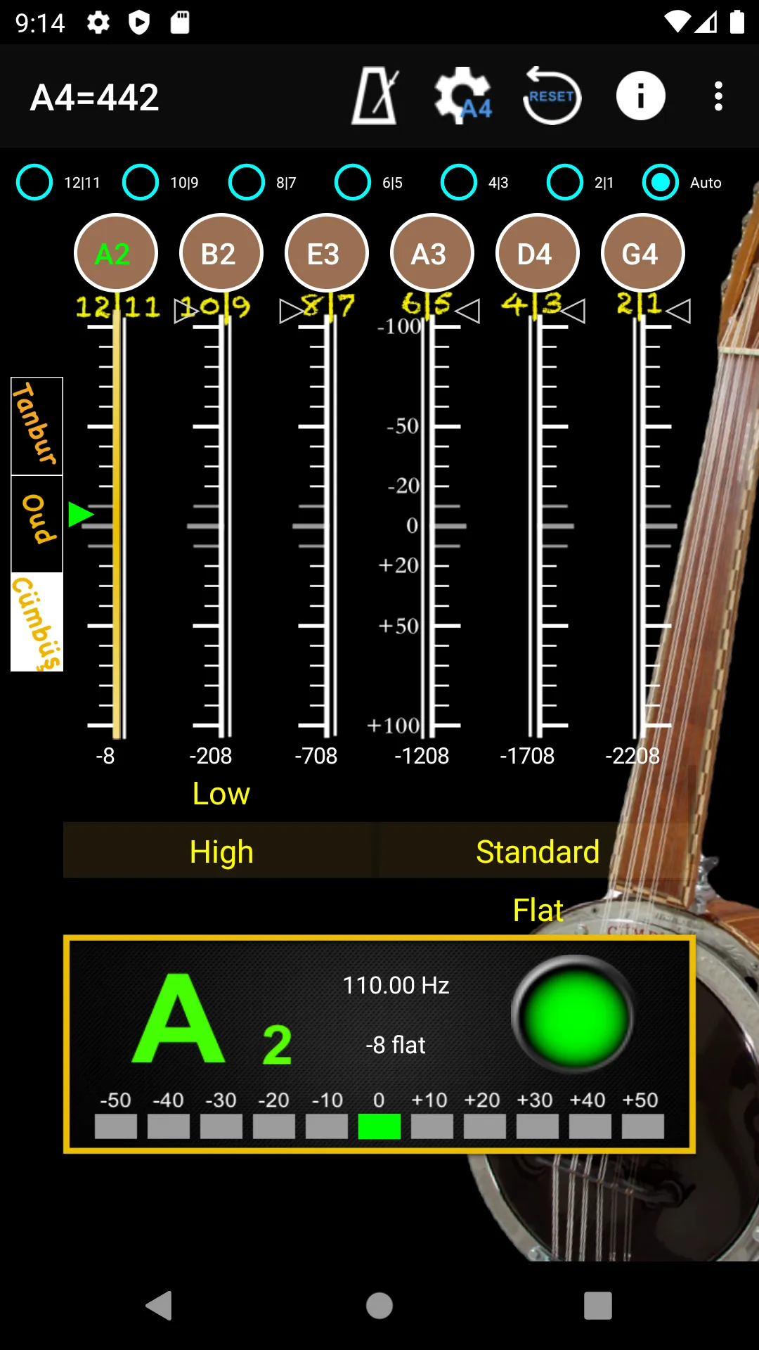 Oud Tuner - Tuner for Ud | Indus Appstore | Screenshot