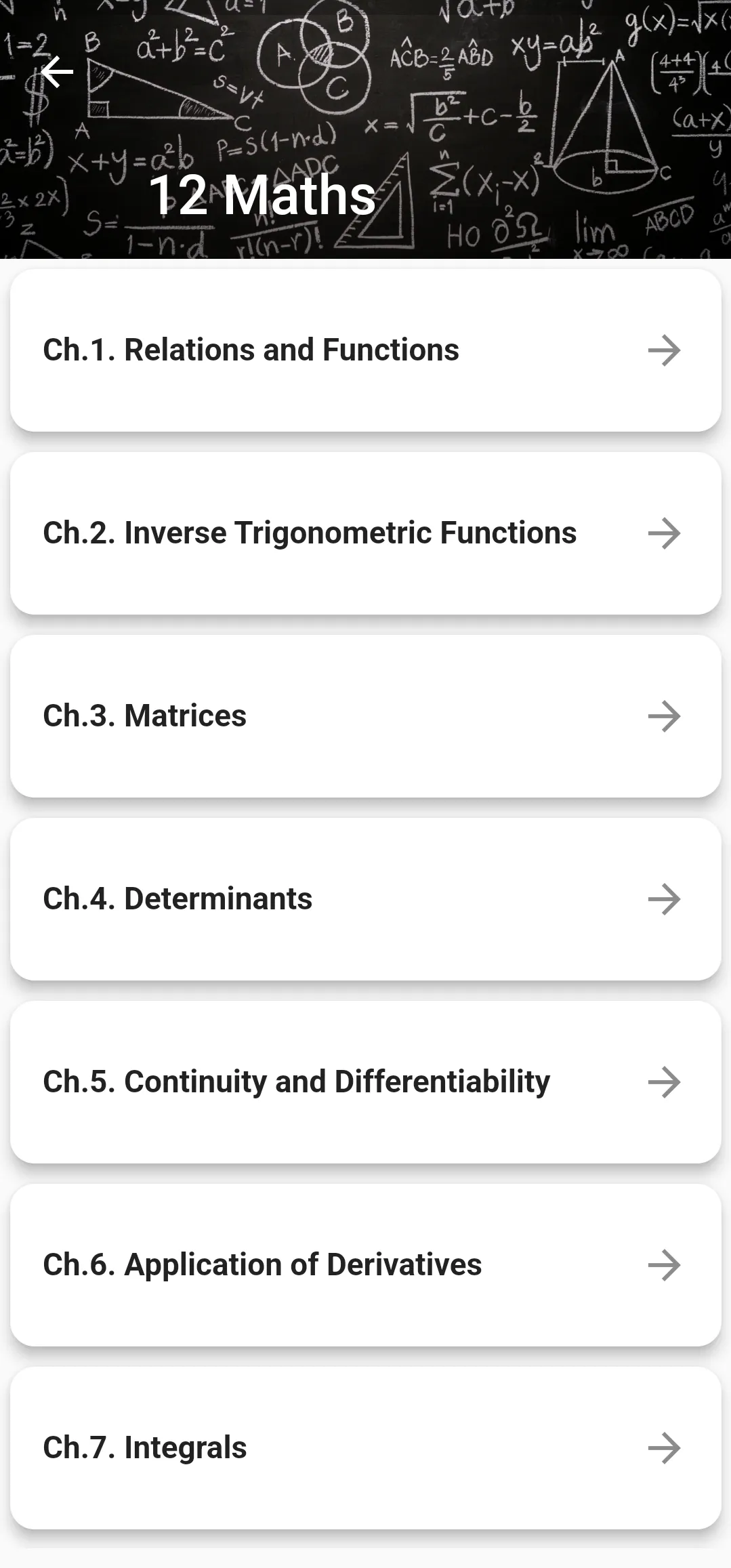 Class 12 Maths for 2023-24 | Indus Appstore | Screenshot