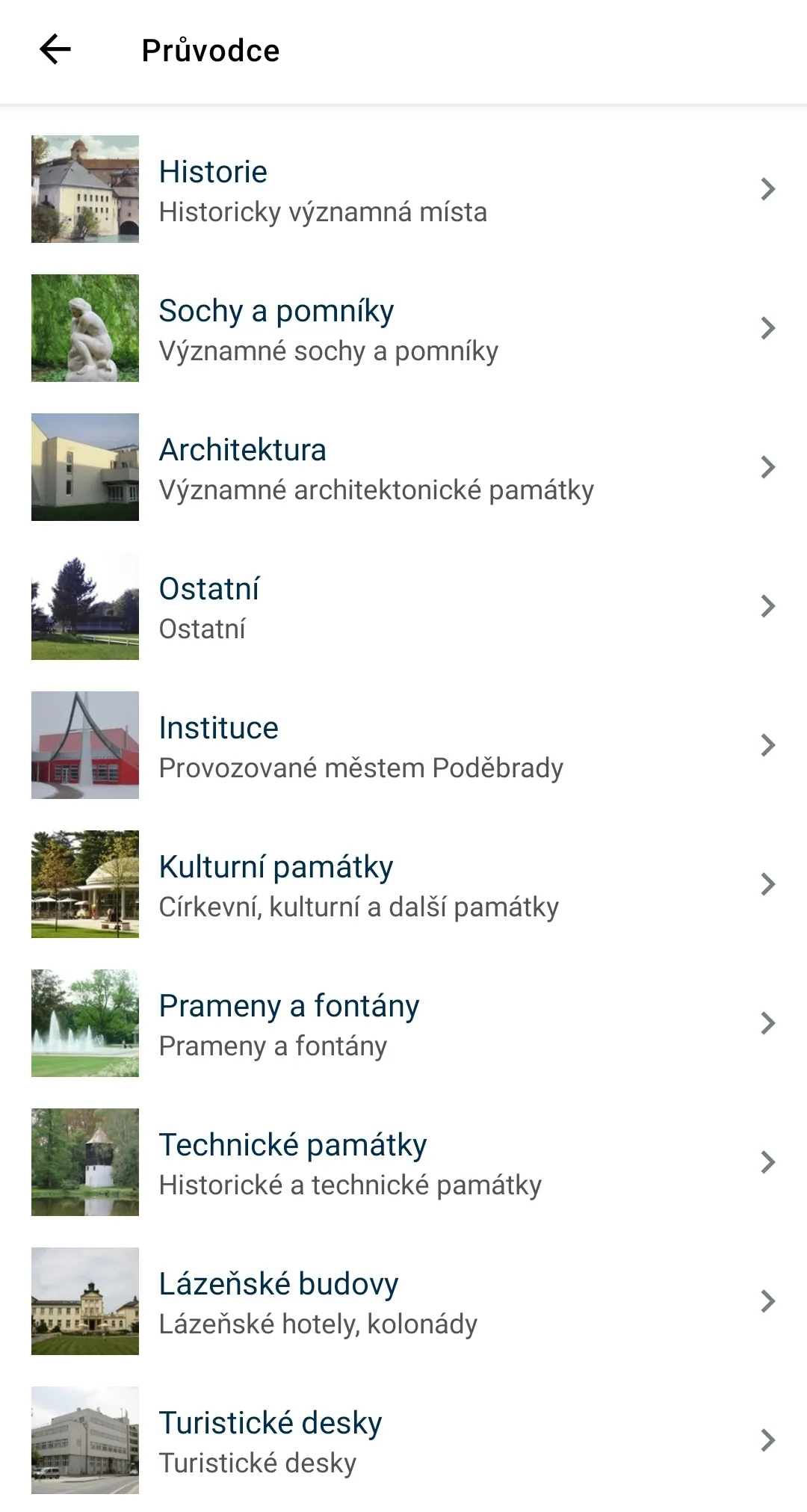 Poděbrady v mobilu | Indus Appstore | Screenshot