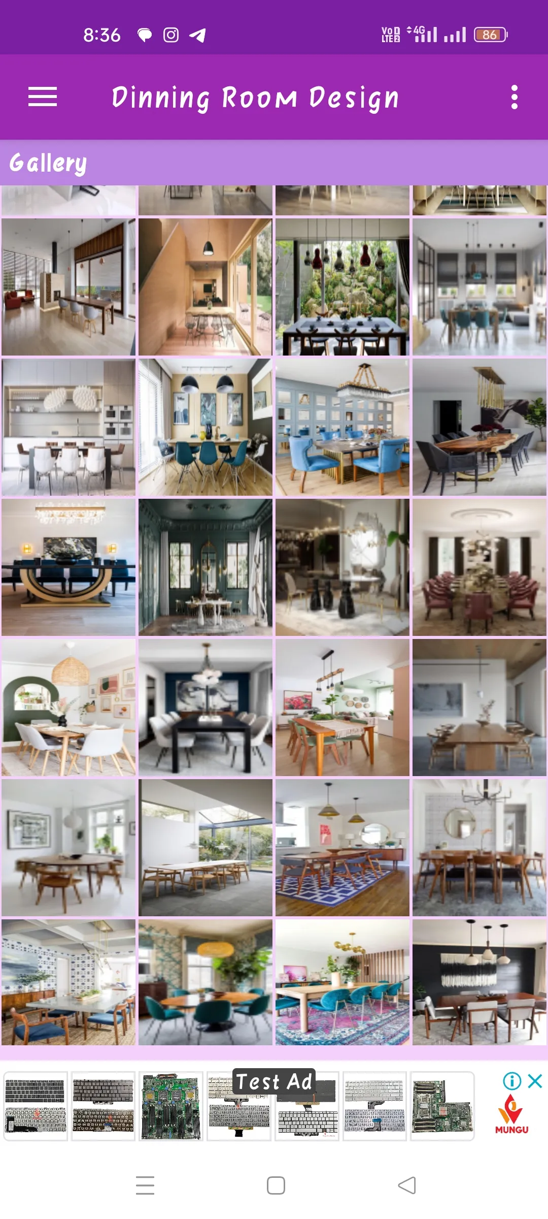 Dinning Room Design Gallery | Indus Appstore | Screenshot