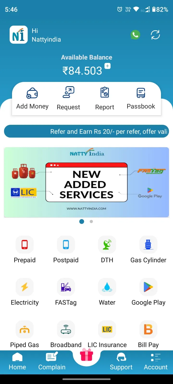 Ni - Recharge & Bills Cashback | Indus Appstore | Screenshot