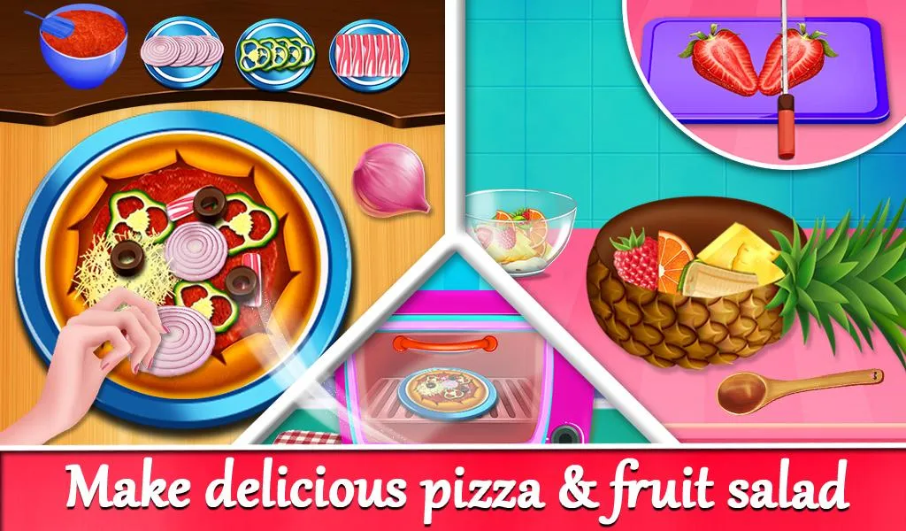 Cooking in Kitchen Food Games | Indus Appstore | Screenshot