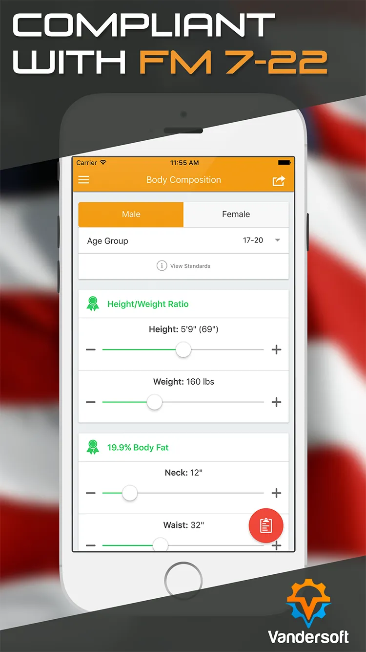 Army PRT - U.S. Army APFT Calc | Indus Appstore | Screenshot