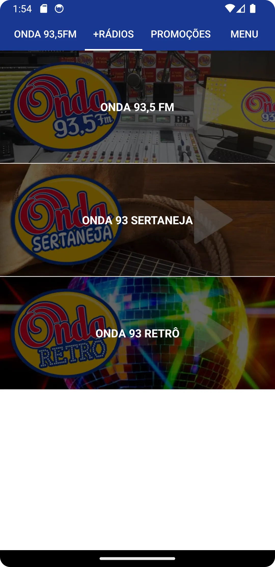 Rádio Onda 93,5 FM | Indus Appstore | Screenshot