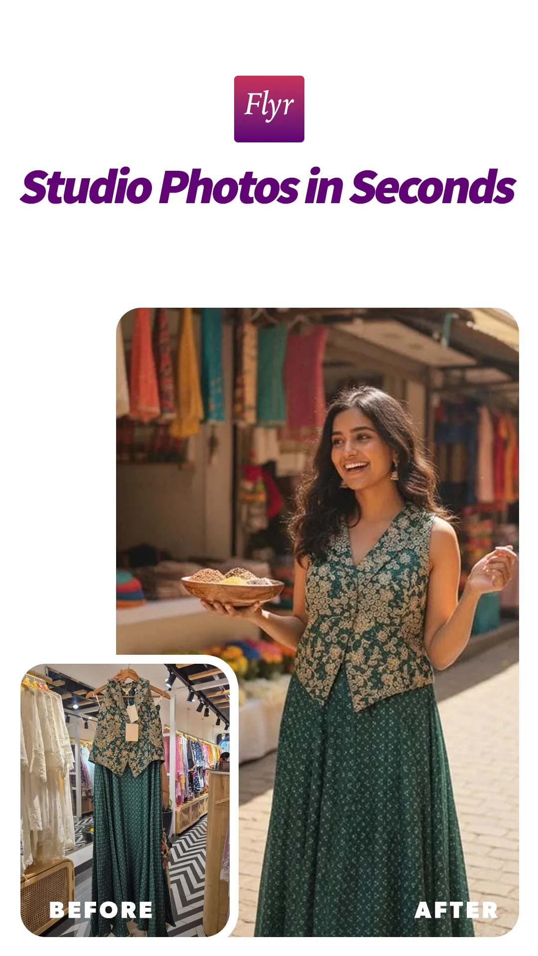 FlyrApp: AI Photos That Sell | Indus Appstore | Screenshot