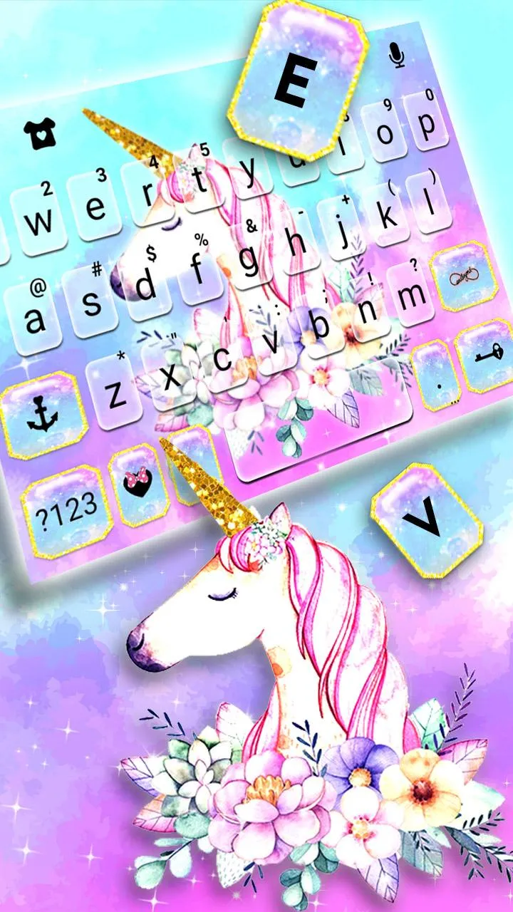 Pastel Unicorn Theme | Indus Appstore | Screenshot