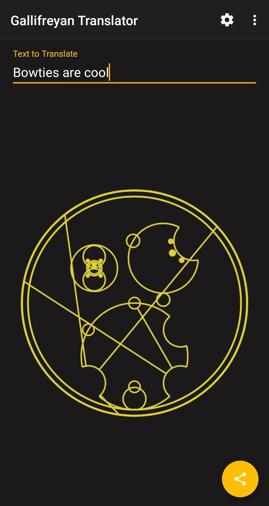 Gallifreyan Translator | Indus Appstore | Screenshot