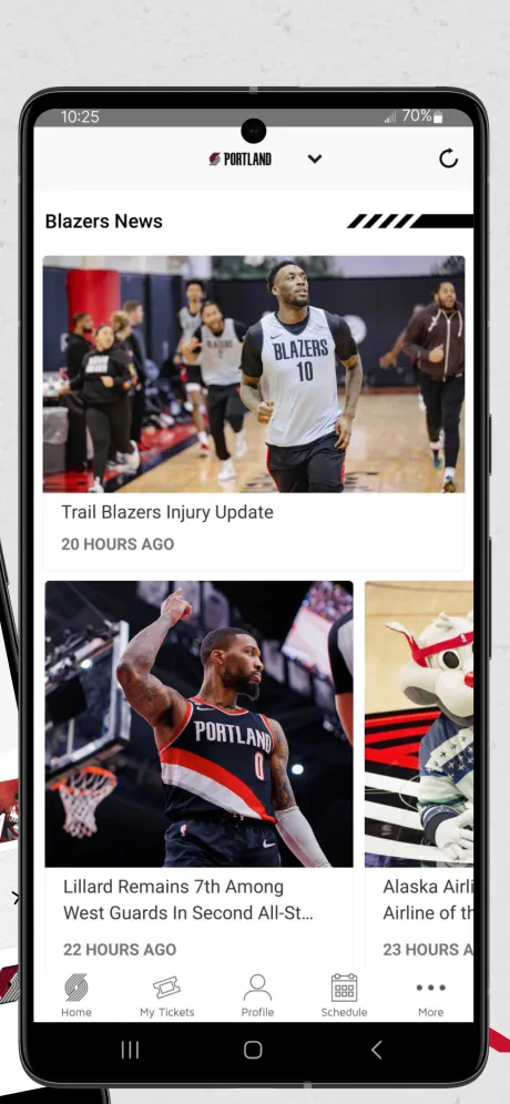 Portland Trail Blazers | Indus Appstore | Screenshot