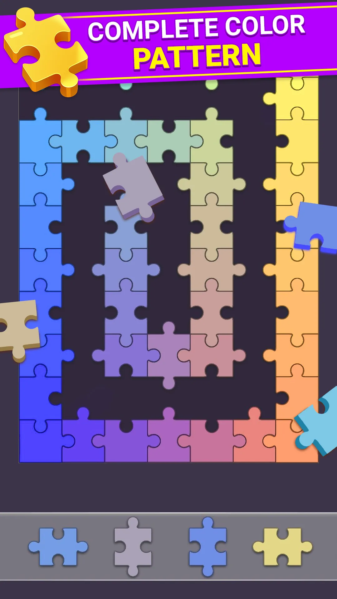 Color Gradient Jigsaw Puzzle | Indus Appstore | Screenshot