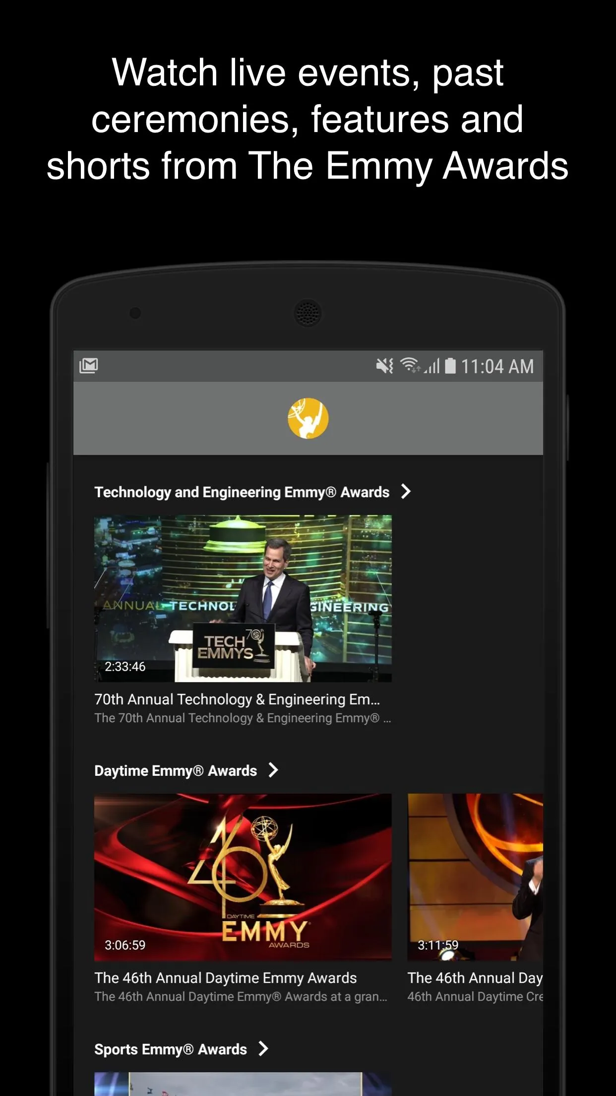 The Emmys | Indus Appstore | Screenshot