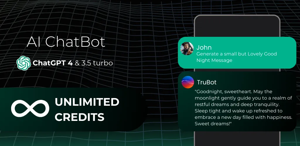 TruBot: Unlimited AI Chat&Art | Indus Appstore | Screenshot