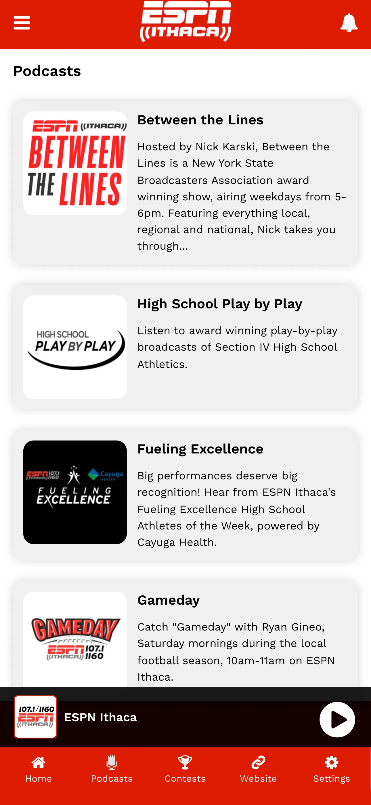 ESPN Ithaca | Indus Appstore | Screenshot