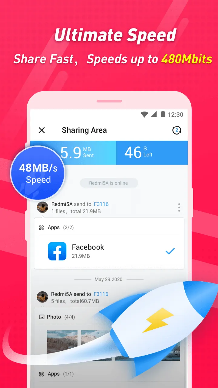 ShareKaro Mini: File Share App | Indus Appstore | Screenshot