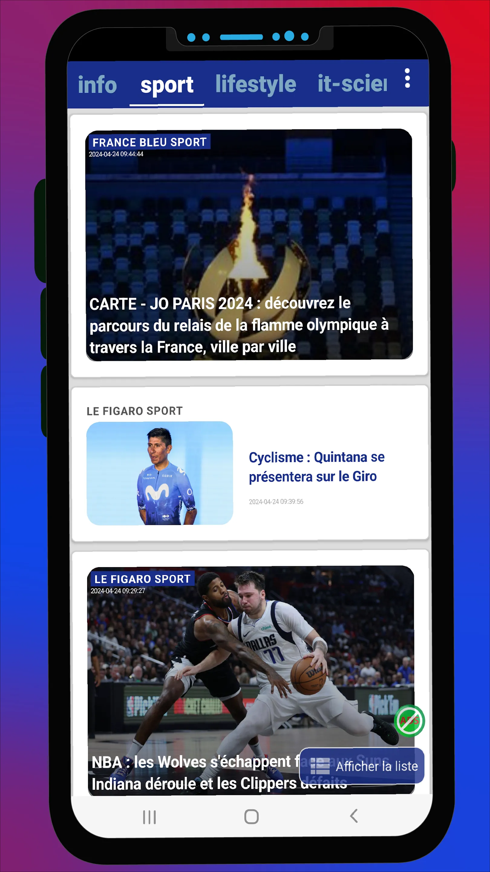 HexActu - Actualités en direct | Indus Appstore | Screenshot