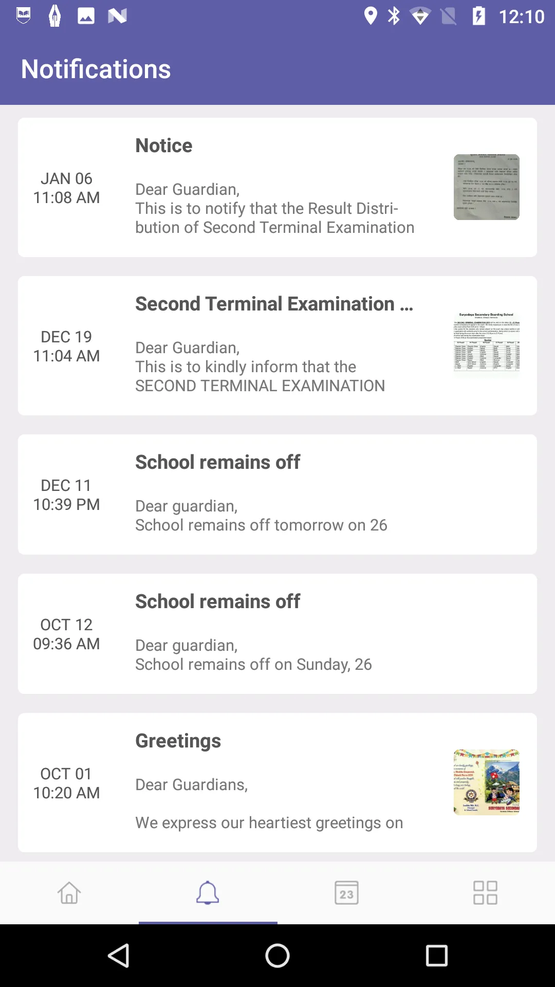 Suryodaya Secondary Boarding S | Indus Appstore | Screenshot