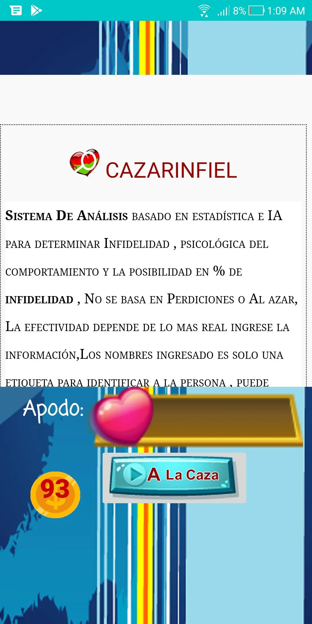 Cazar Infiel | Indus Appstore | Screenshot