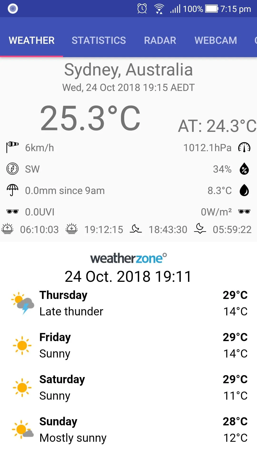 weeWx Weather App | Indus Appstore | Screenshot