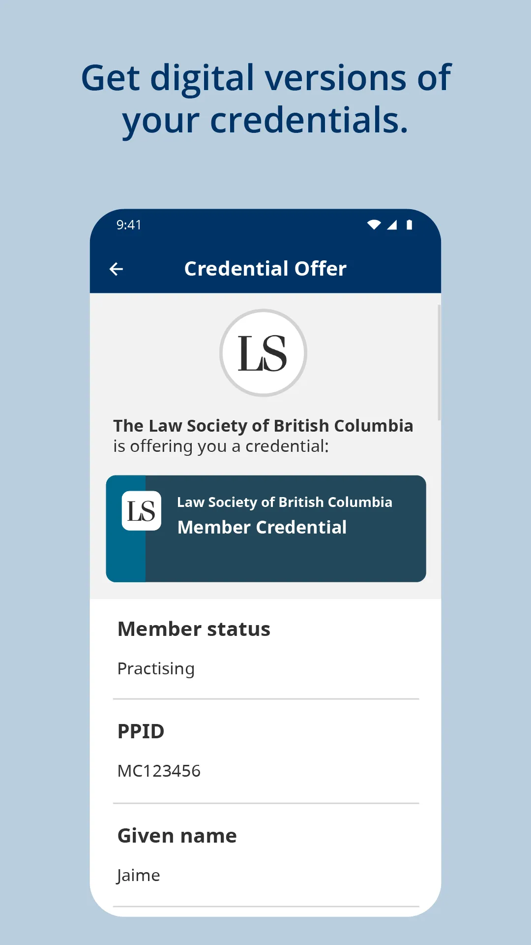 BC Wallet | Indus Appstore | Screenshot