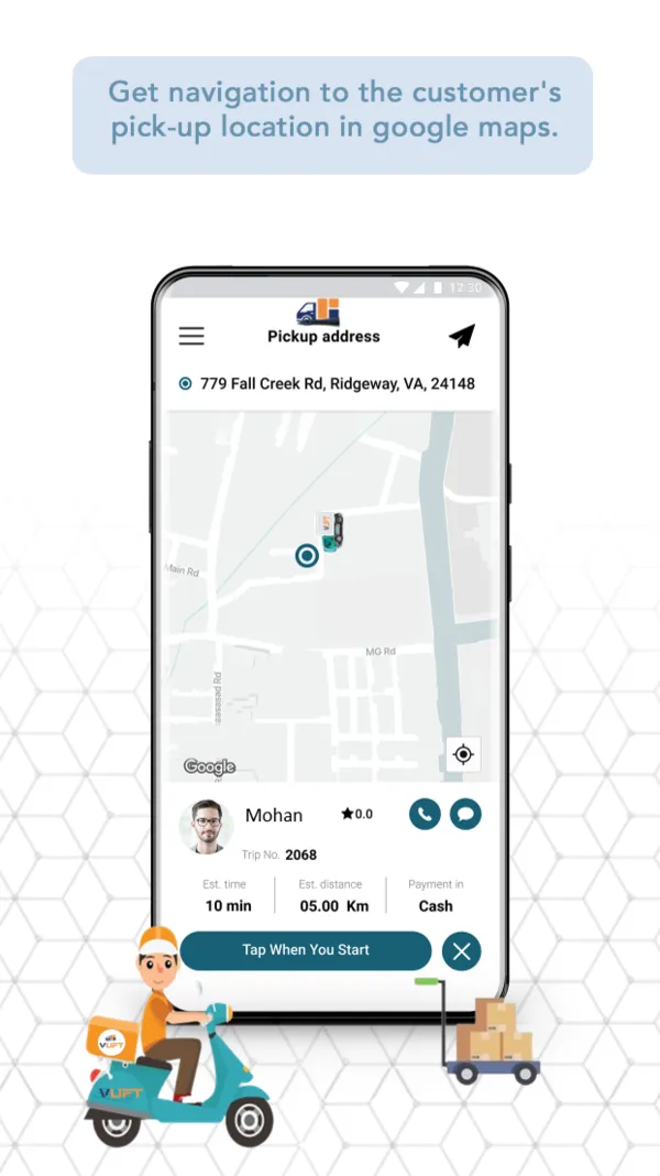 VLIFT Driver Partner App | Indus Appstore | Screenshot