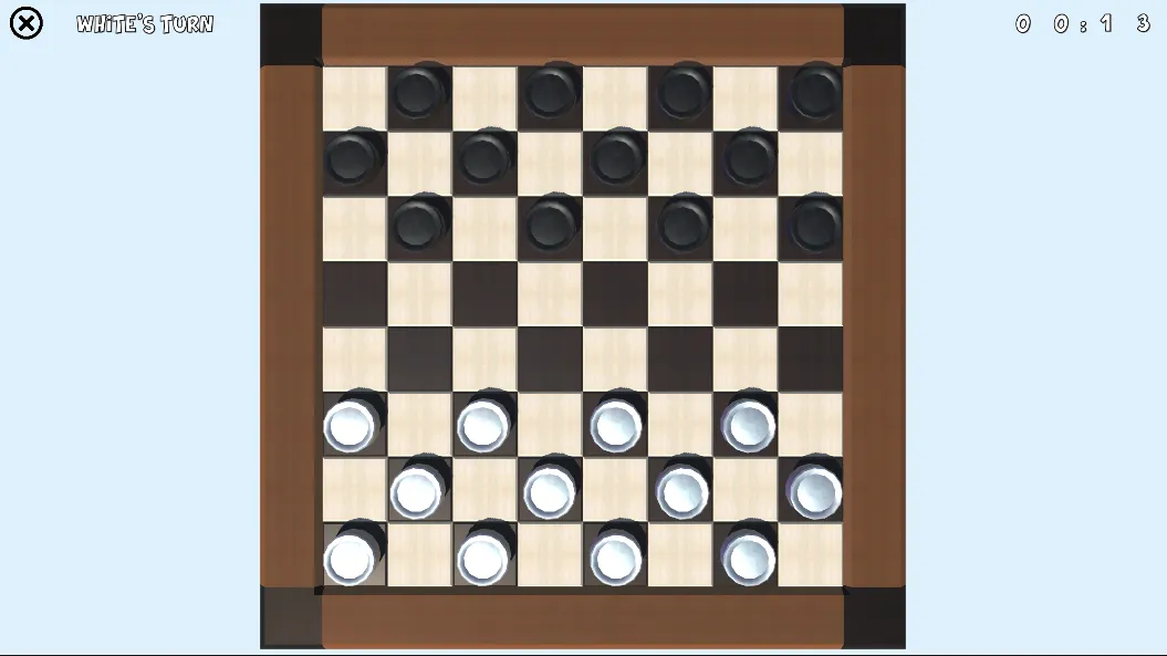 2 Player Checkers Offline | Indus Appstore | Screenshot