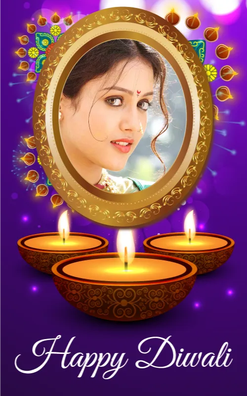 Diwali Photo Frame | Indus Appstore | Screenshot