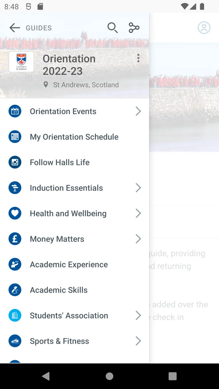 University of St Andrews | Indus Appstore | Screenshot