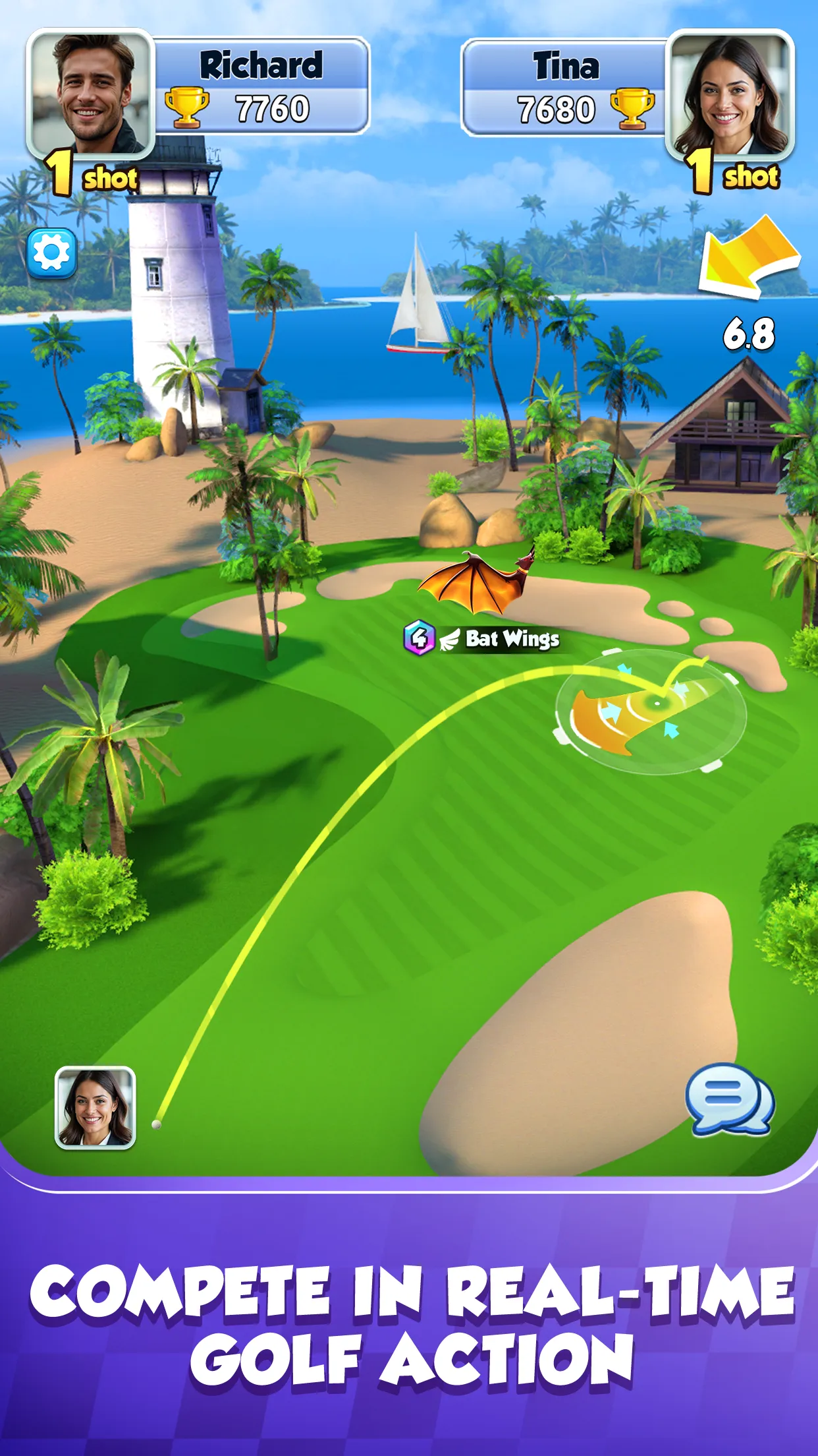 Golf Rival - Multiplayer Game | Indus Appstore | Screenshot