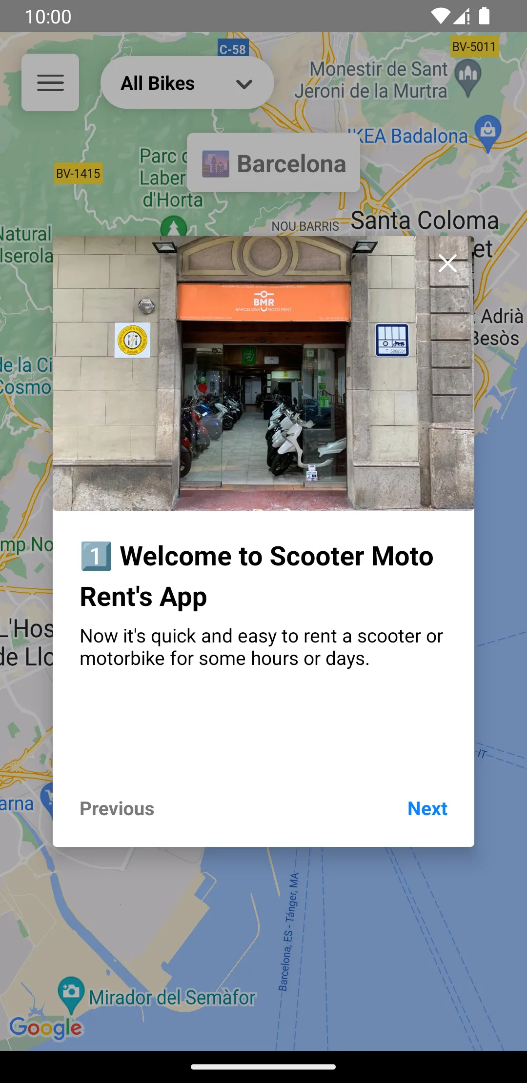 Scooter Moto Rent | Indus Appstore | Screenshot