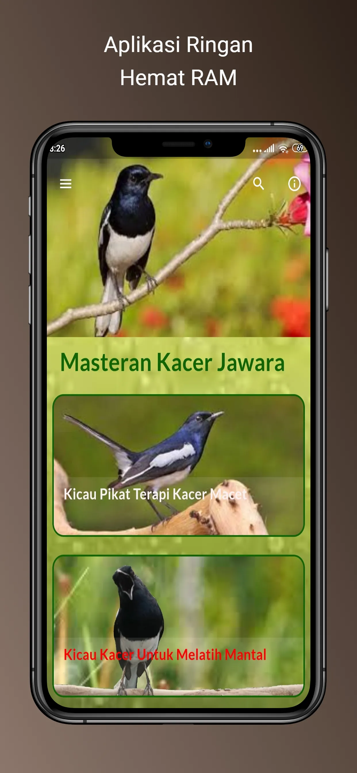 Masteran Kacer Jawara | Indus Appstore | Screenshot