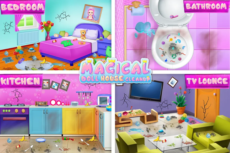 House Clean up game for girls | Indus Appstore | Screenshot