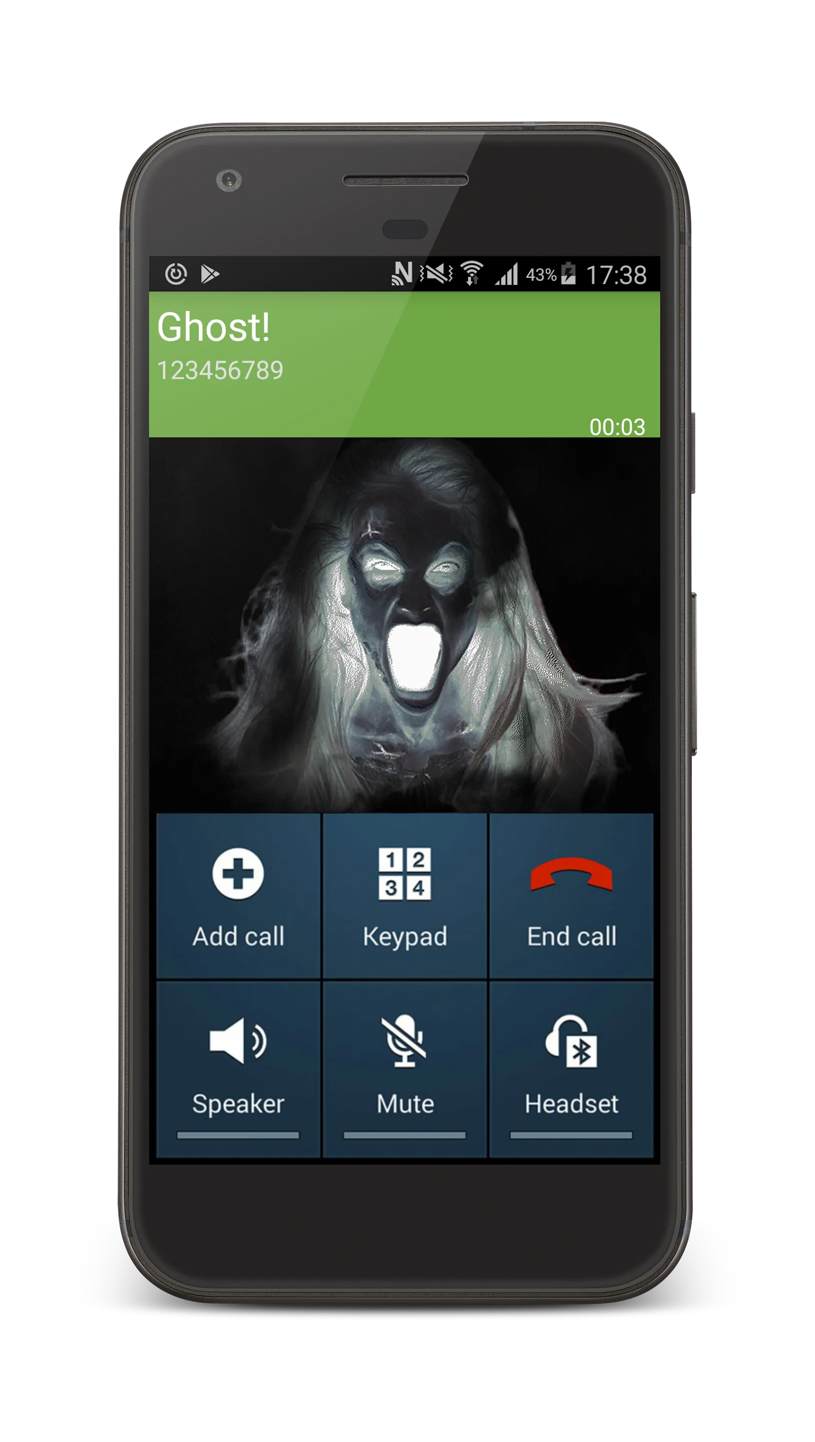 Incoming call from ghost (pran | Indus Appstore | Screenshot