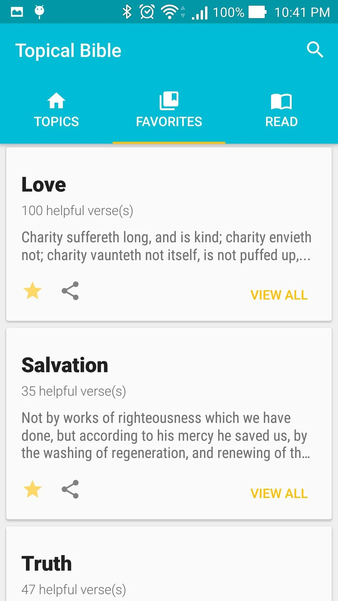 Topical Bible | Indus Appstore | Screenshot