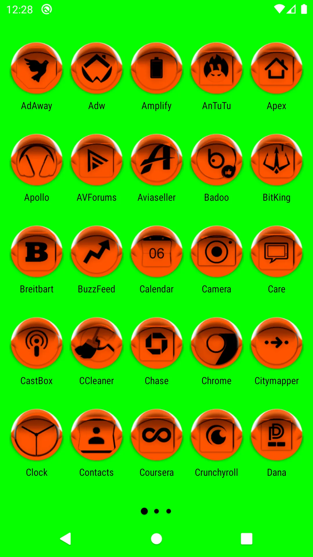 Orange Icon Pack Style 4 | Indus Appstore | Screenshot