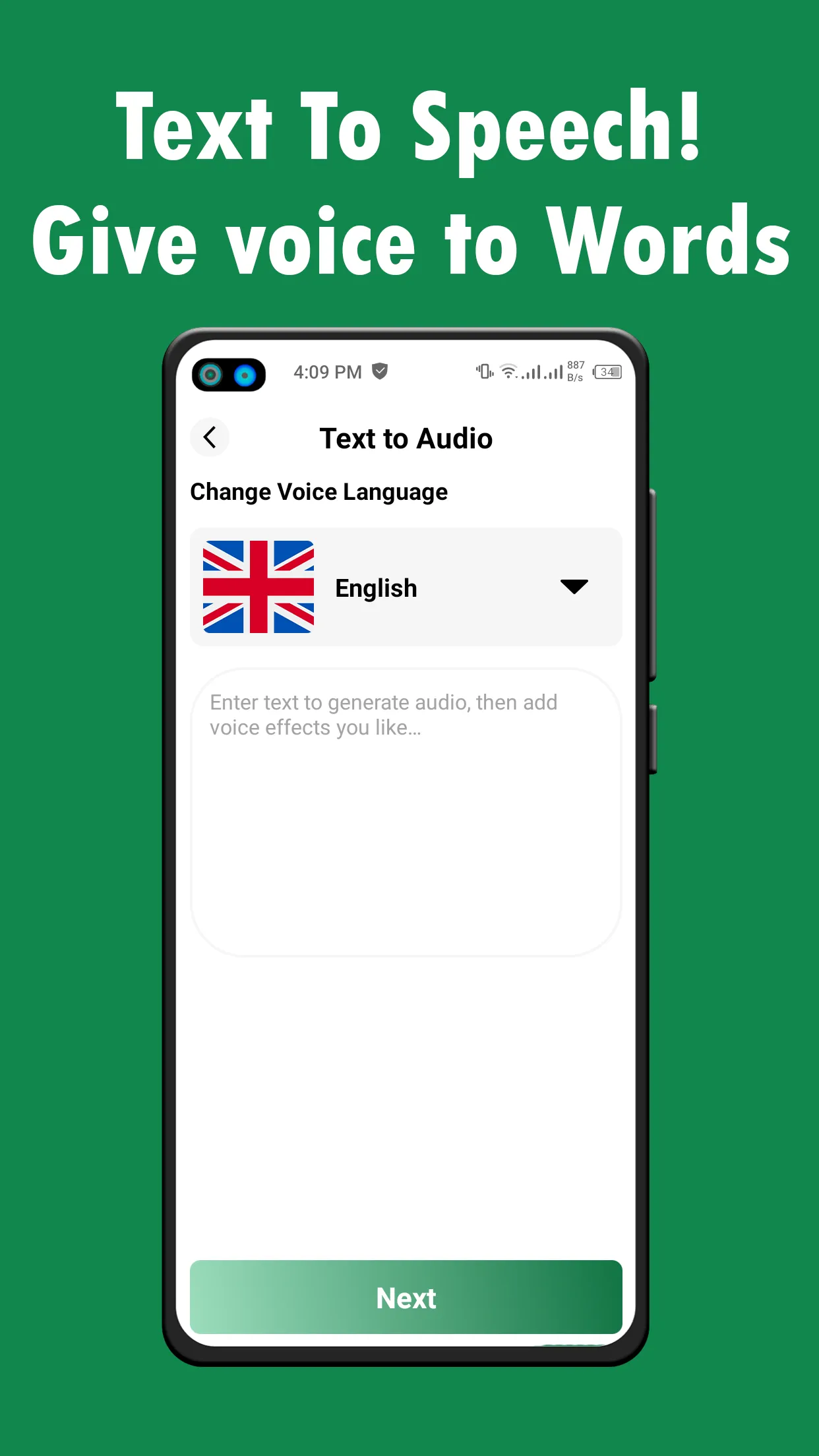 Text To Speech & Voice Changer | Indus Appstore | Screenshot