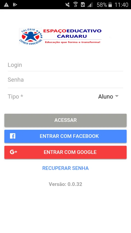 Espaço Educativo Caruaru | Indus Appstore | Screenshot