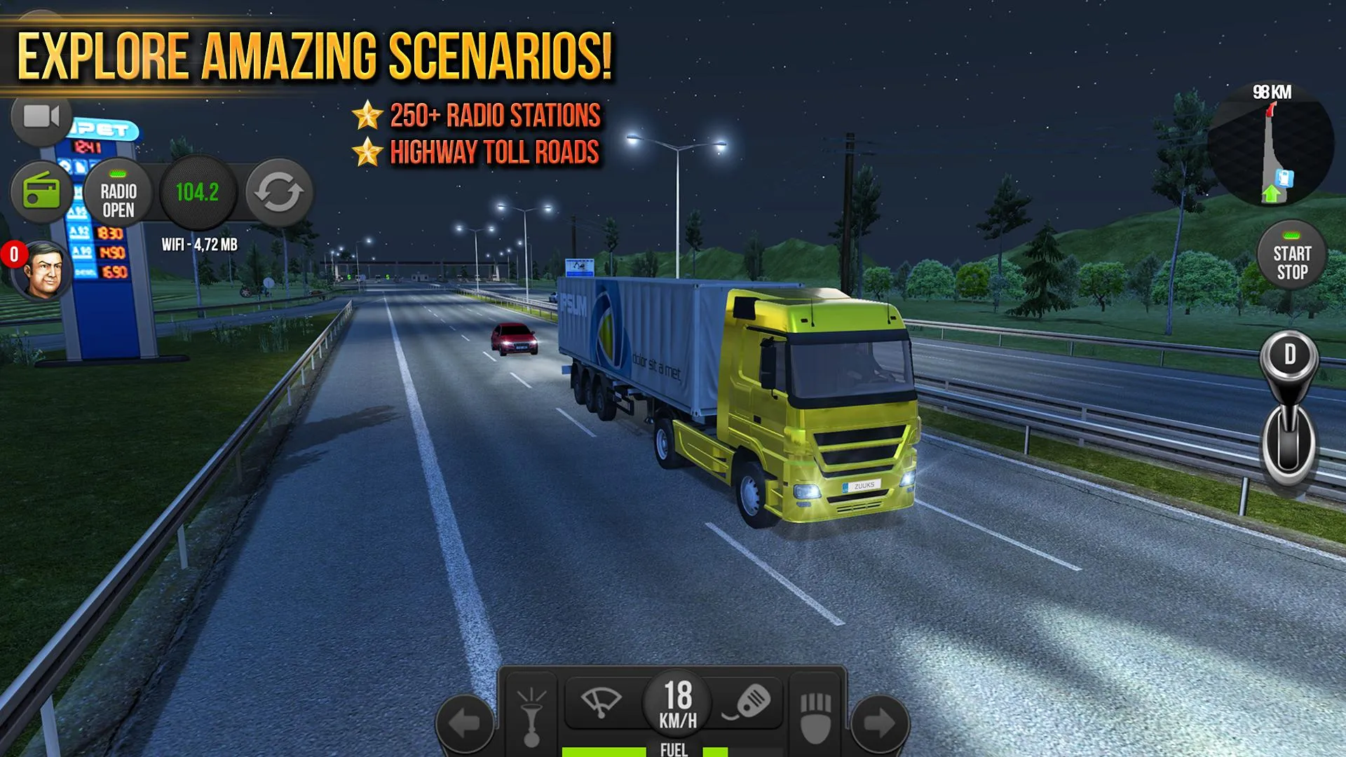 Truck Simulator : Europe | Indus Appstore | Screenshot
