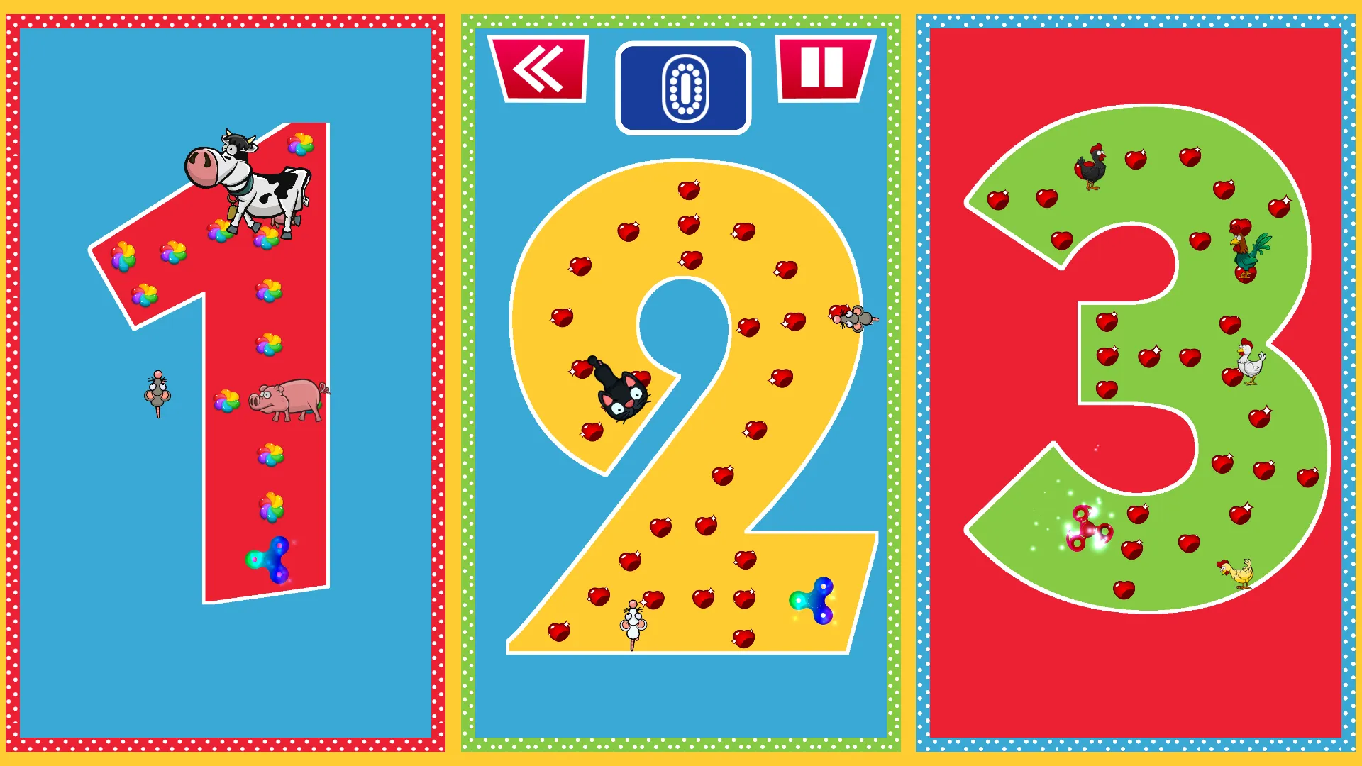 Spinner Kids Letters & Numbers | Indus Appstore | Screenshot