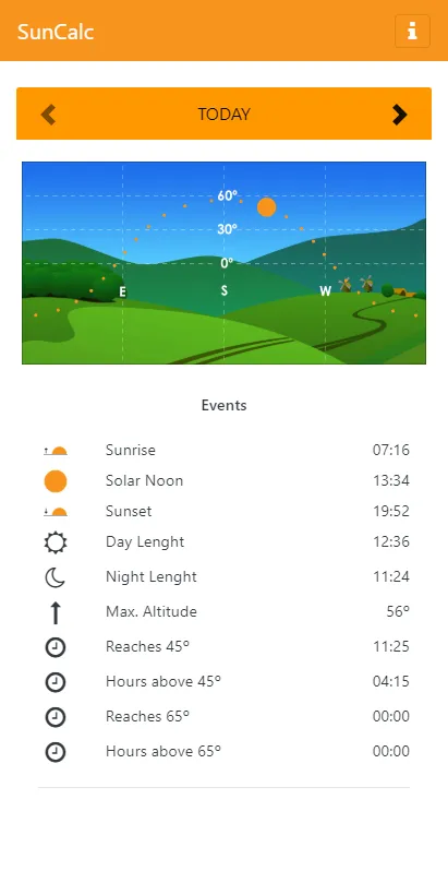 SunCalc - Sunrise, Sunset time | Indus Appstore | Screenshot