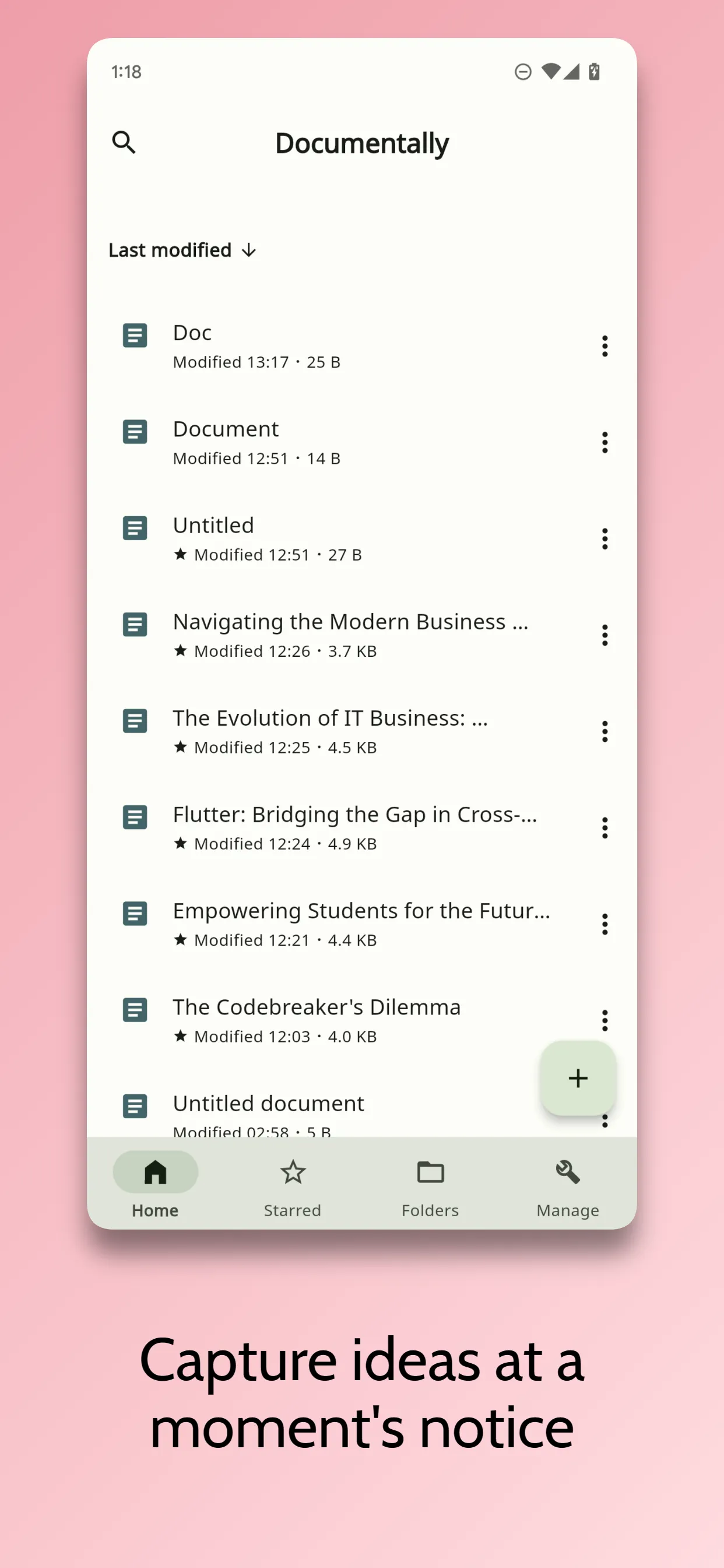 Documentally - Word Count Note | Indus Appstore | Screenshot