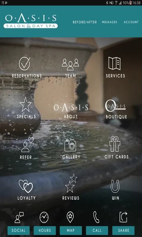 Oasis Salon and Day Spa | Indus Appstore | Screenshot