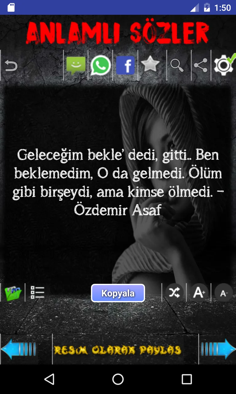 Anlamlı Sözler | Indus Appstore | Screenshot