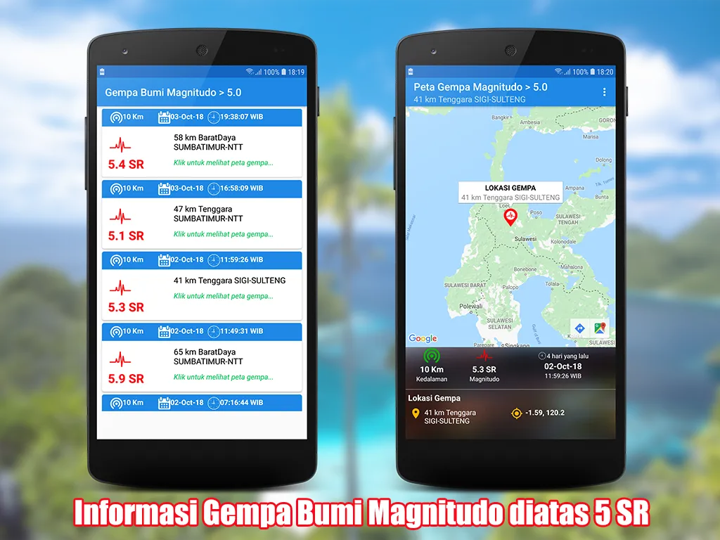 Info Gempa Bumi Terkini | Indus Appstore | Screenshot