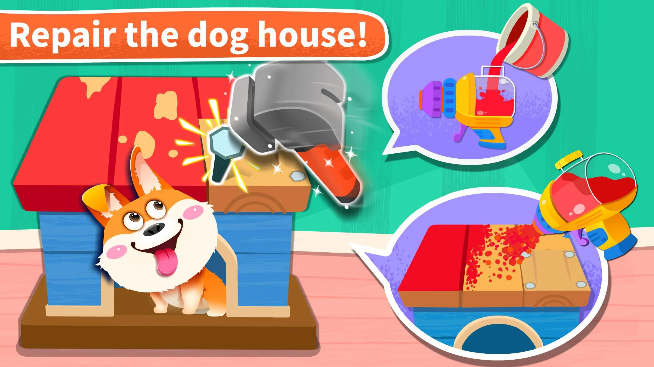 Baby Panda' s House Cleaning | Indus Appstore | Screenshot