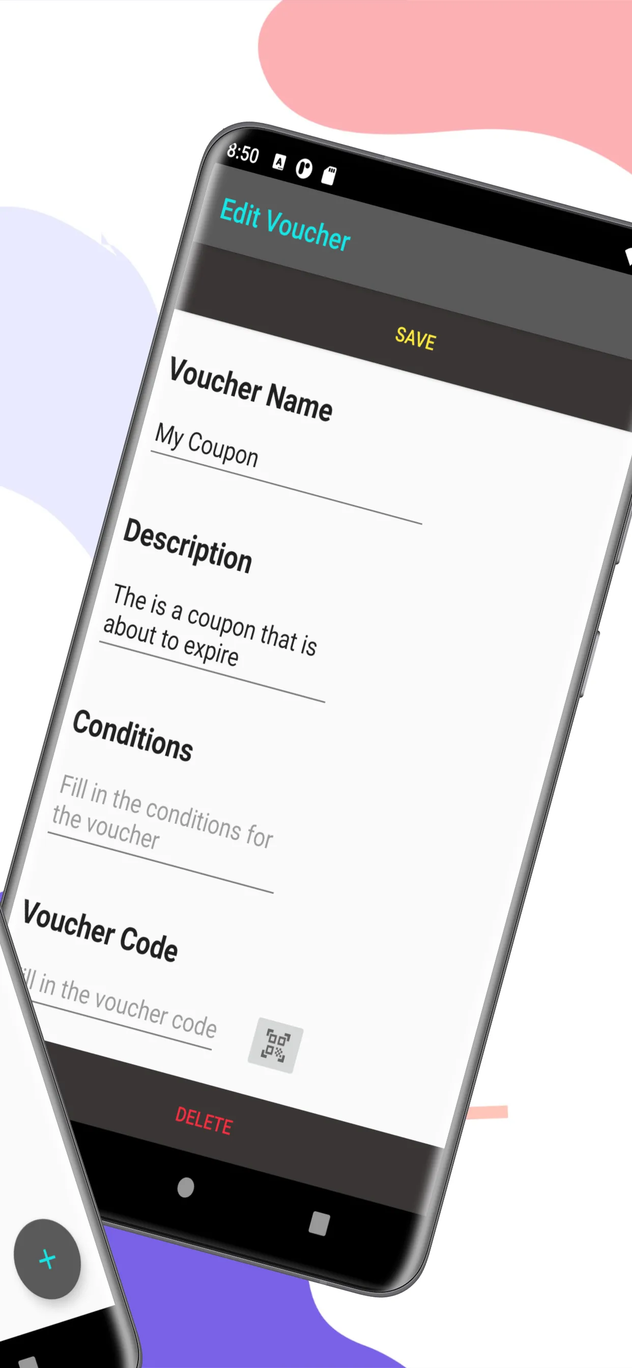 Voucher and Coupon Manager | Indus Appstore | Screenshot