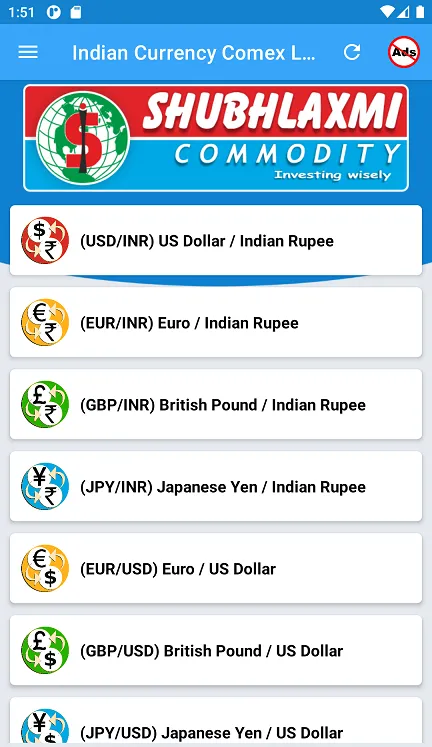 Indian Currency, Comex & LME | Indus Appstore | Screenshot