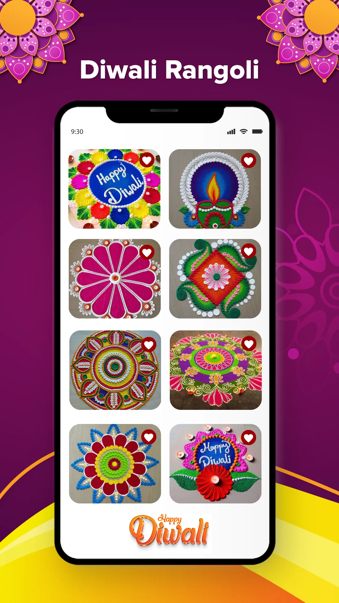 Diwali Rangoli Designs | Indus Appstore | Screenshot