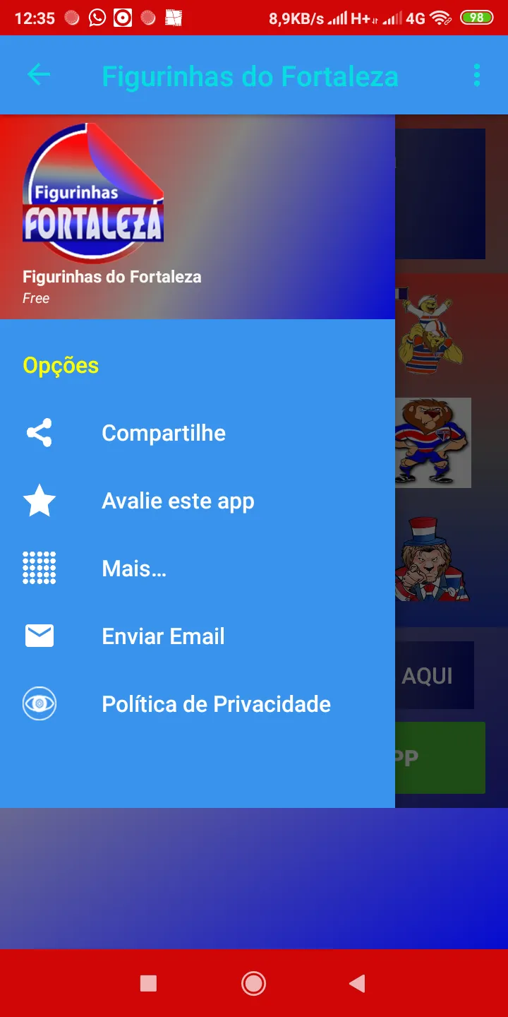 Figurinhas do Fortaleza | Indus Appstore | Screenshot