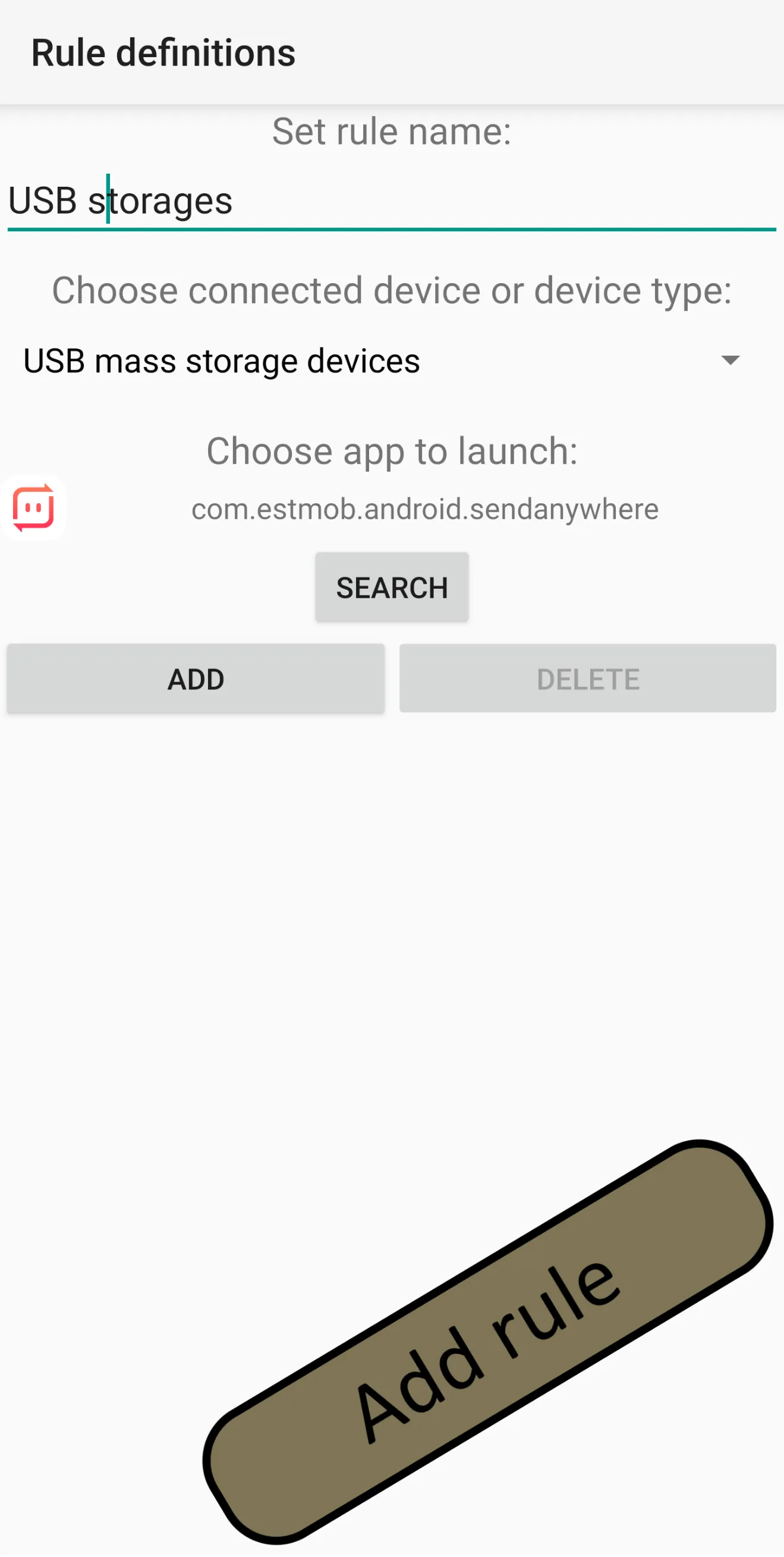 On USB device connected | Indus Appstore | Screenshot